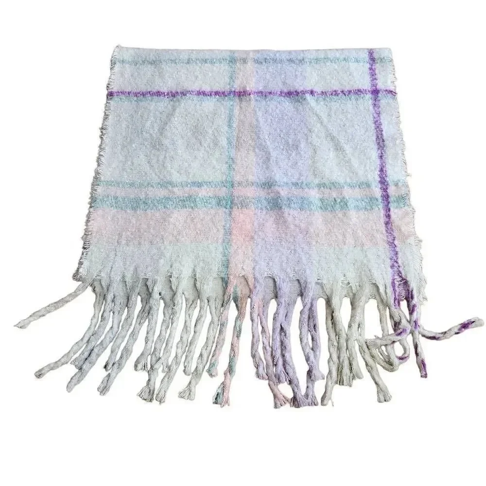 Steve madden multicolor textures scarf soft 78X21